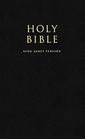 The Holy Bible: King James Version (KJV) Popular Gift & Award Black Leatherette edition