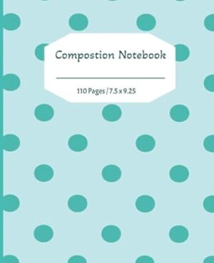 Blue Polka Dot Notebook