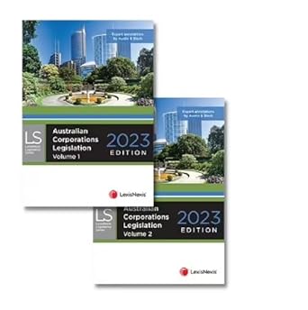 Australian Corporations Legislation 2023 (2 Volume Set)