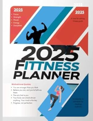 FITNESS planner 2025: A calendar for tracking workout