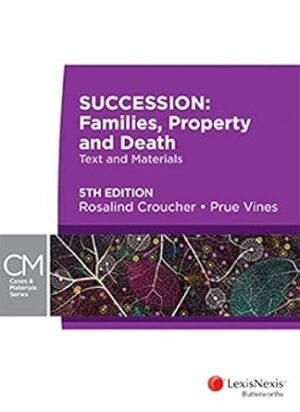 Succession: Families, Property and Death, 5th edition