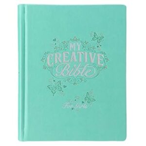 ESV My Creative Bible for Girls Faux Leather Hc, Teal
