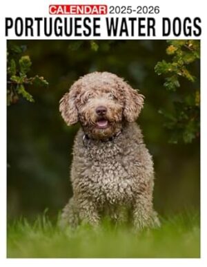 Portuguese Water Dogs Calendar 2025 - 2026: Plan Your Year with Monthly Planner Jan 2025 to Dec 2026, Beautiful Photography, US Holidays - Perfect for Gifting