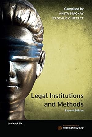 Legal Institutions and Methods 2nd Edition Book