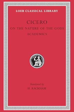 On the Nature of the Gods. Academics: 268