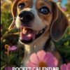 2025-2027 POCKET CALENDAR: 2 Year Pocket Planner January 2025 - December 2026 | Cute Beagle Cover Design