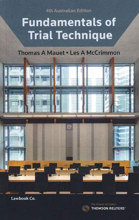 Fundamentals of Trial Technique Fourth Edition - Book