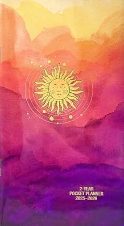 2025-26 Soleil 2-Year Pocket Planner (24-Month Calendar)
