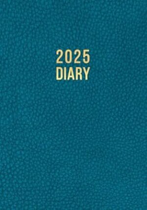 2025 A5 Page a Day: One Page Per Day Daily Diary Planner & Organiser for 365 Days, dated from Jan 2025 to Dec 2025, Fully Lined Journal Notebook with Calendars, To-Do List and Notes | Blue
