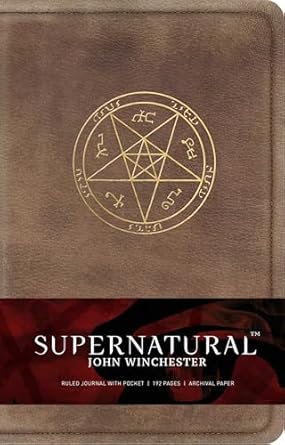 Supernatural John Winchester Hardcover Ruled Journal