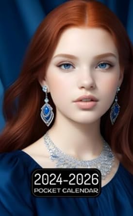 Pocket Calendar 2024-2026: Two-Year Monthly Planner for Purse , 36 Months from January 2024 to December 2026