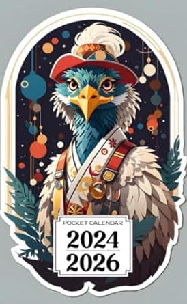 Pocket Calendar 2024-2026: Two-Year Monthly Planner for Purse , 36 Months from January 2024 to December 2026 | Emu otori | Project sekai | Fantasy