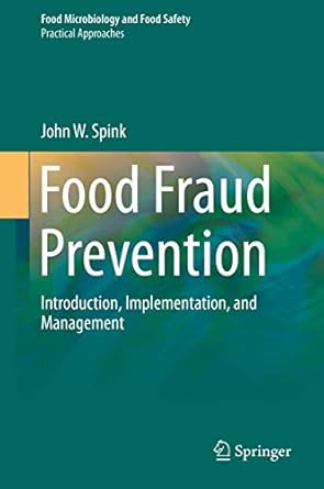 Food Fraud Prevention: Introduction, Implementation, and Management