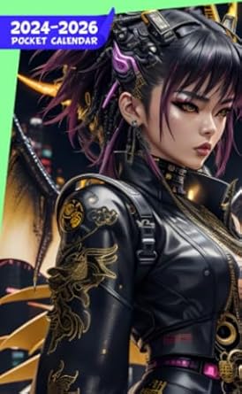 Pocket Calendar 2024 - 2026 With Moon Phase: Three-Year Monthly Planner for Purse , 36 Months from January 2024 to December 2026 | | Flying dragon | ... enhancements | Realistic lighting | Ligh