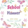 School Planner 2023-2024: Beautiful and colorful Butterfly themed study aid for kids | elementary, middle and high school student journal and notebook ... with academic year calendar and timetable