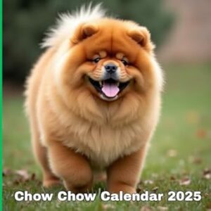 Chow Chow Calendar 2025: A gift for chow chow lovers