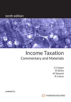 Income Taxation Commentary & Materials Tenth Edition