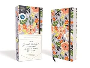NIV Journal The Word New Testament, Pocket Bible Edition, Red Letter, Comfort Print [Floral]