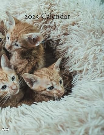 2025 Calendar: Cats