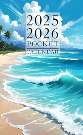 Pocket Calendar 2025-2026 for Purse: Small 2-Year Monthly planner from January 2025 to December 2026