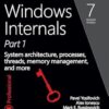Windows Internals, Part 1: System architecture, processes, threads, memory management, and more, Part 1