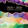 Monthly planner 2025-2026: Large print 2 year calendar Schedule Organizer from January 2025 Through December 2026 with Inspirational Quotes | Size 8.5x11 | Paperback