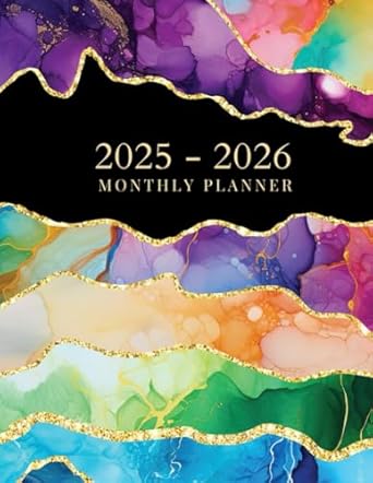 Monthly planner 2025-2026: Large print 2 year calendar Schedule Organizer from January 2025 Through December 2026 with Inspirational Quotes | Size 8.5x11 | Paperback