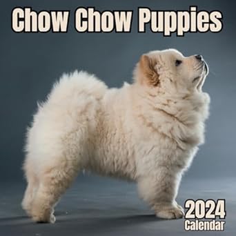 Chow Chow Puppies Calendar 2024: 14 Months Organizer From November 2023 to December 2024 , for Men, Women, Girls, and Boys who love Dogs