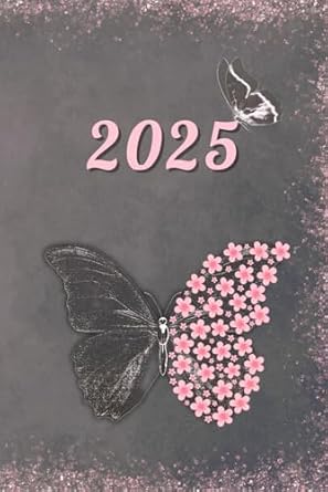 Butterfly Calendar Notebook 2025: I Love Butterflies , Journal, Diary. For everyone!
