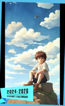 Pocket Calendar 2024 - 2026 With Moon Phase: Three-Year Monthly Planner for Purse , 36 Months from January 2024 to December 2026 | Anime watercolor ... | Victor Nizovtsev | Trending on ArtStation