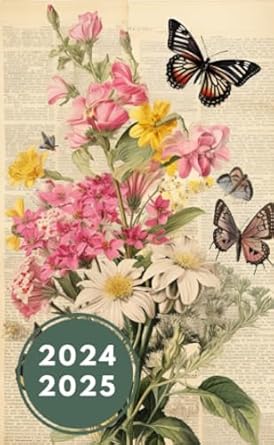 Pocket Planner 2024-2025: Two Year Monthly Pocket Calendar for purse - January 2024 to December 2025 - 4" x 6-1/2"