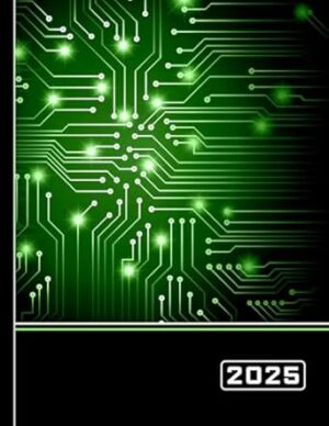 Electrician appointment book 2025: Electrician job diary 2025: Yearly overview / Month to view calendar / Daily appointments with 15 min slots (6am - 9pm) + Contacts section & Notes