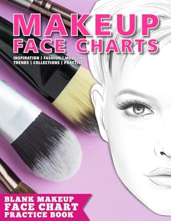 Makeup Face Charts: Get Creative with Our Makeup Practice Book for All Ages