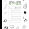 Cornell Notes Notebook: Amazing White Cornell Note-Taking System, 100 Pages for Notes, Composition Size 8.5”x11”, for High School and College Students