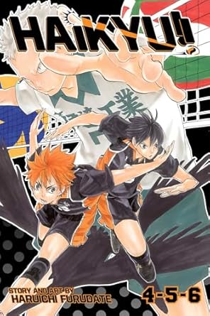 Haikyu!! (3-in-1 Edition), Vol. 2: Includes vols. 4, 5 & 6 (Volume 2)