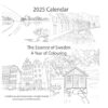 The Essence of Sweden, a Year of Coloring: 2025 Calendar