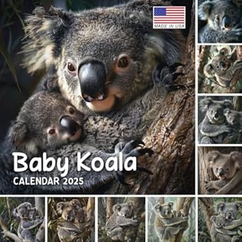 Baby Koala Calendar 2025: 365 Days of Inspiration, Bonus last 3 months 2024, Tailored for Baby Koala, A One of a Kind Event Gift for Every Occasion, Yankee Swap, Christmas Celebrations, Featuring!