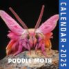 Poodle Moth Calendar 2025: A Yearly Planner Highlighting the Intriguing Poodle Moth