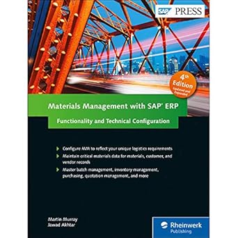 Materials Management with SAP ERP: Functionality and Technical Configuration