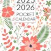 Pocket Calendar 2025-2026 for Purse: 2 Year Pocket Planner January 2025 - December 2026