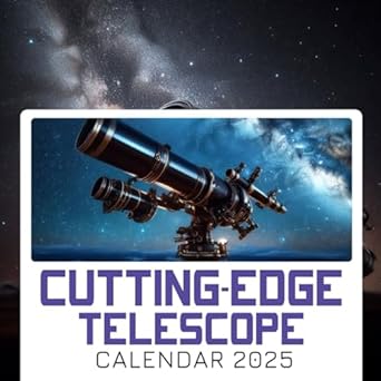 Cutting-edge Telescope Calendar 2025: Jan to Dec 2025 Including 12 Photography For Telescope Lover with Many Style, Eco Friendly, Thick Sturdy Paper for Planning, Ideal Gift for Everyone