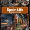 Spain Life Calendar 2025: 15 Month 2025 From January to December, Bonus 3 Months 2024 with Photography of Cute Animal, Friendly Person, Beautiful Countries| Perfect for Organizing and Planning