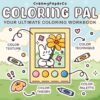 Coloring Pal: Your Ultimate Coloring Workbook: A Coloring Guide And Practice Book To Master Colors, Shadow & Highlight, Blending Techniques And Patterns