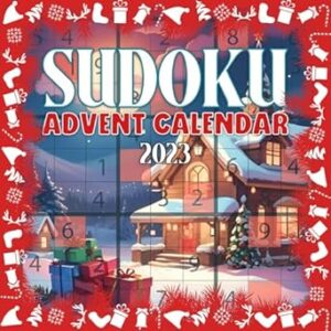 Sudoku Advent Calendar 2023: Christmas Advent Calendar for 25 Days of Puzzles with 50 Sudoku for Seniors, Adult, Women and Men (Christmas Countdown Book)