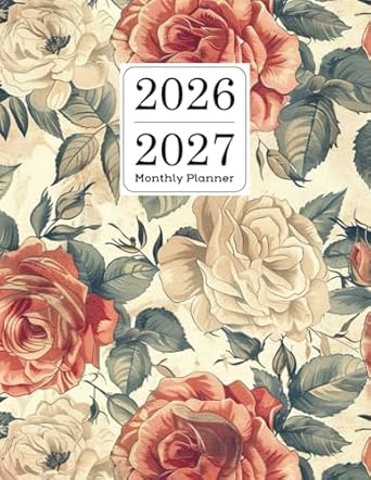2026-2027 Monthly Planner: Two Year Agenda Organizer Diary - Large 24 Months Calendar From January To December Schedule with Inspirational Quotes.