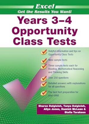 Excel Opportunity Class Tests Years 3-4 (UE)