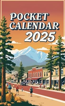 POCKET CALENDAR 2025: Explore the Past: Retro Travel Adventures in Your Pocket!
