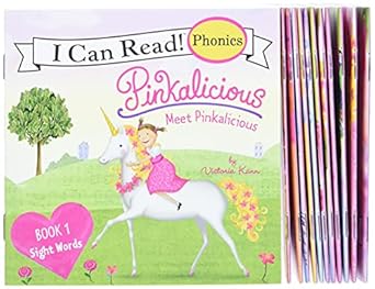 Pinkalicious Phonics 12 Books Box Set: Includes 12 Mini-Books Featuring Short and Long Vowel Sounds