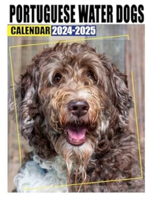 Portuguese Water Dogs Calendar 2024 - 2025: Plan Your Year with Monthly Planner Jan 2024 to Dec 2025, Beautiful Photography - Perfect for Gifting