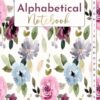 A-Z Notebook A5: A-Z Lined Notebook With Alphabetical Tabs Printed | 4 Pages Per Letter | A-z Alphabetical Notebook Journal With Index Lined Pages | Small Size A5___ NBt09